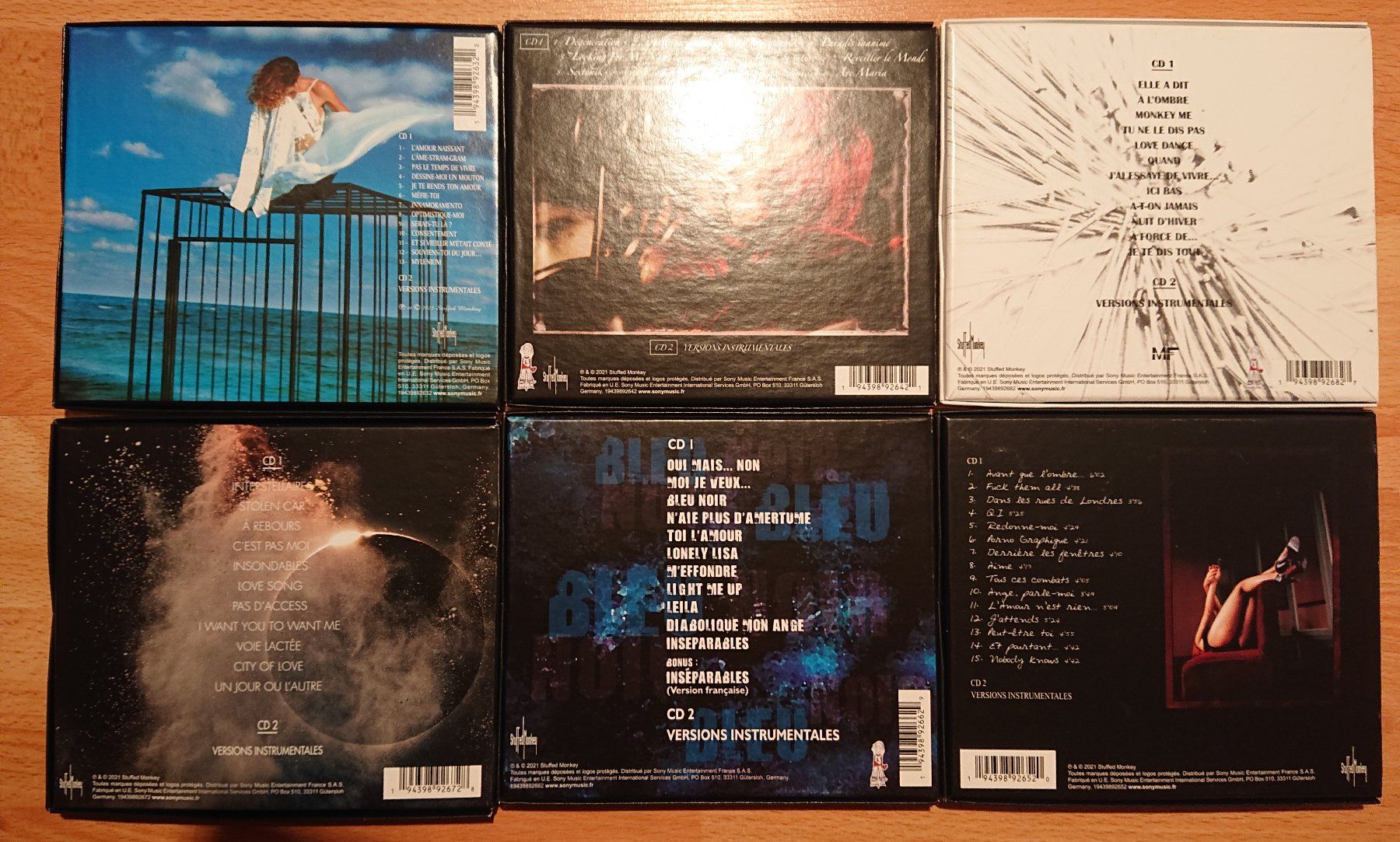 CDs: Mylène Farmer - 6 albums - instrumental – D'occasion à Lentigny par ti_2020 1