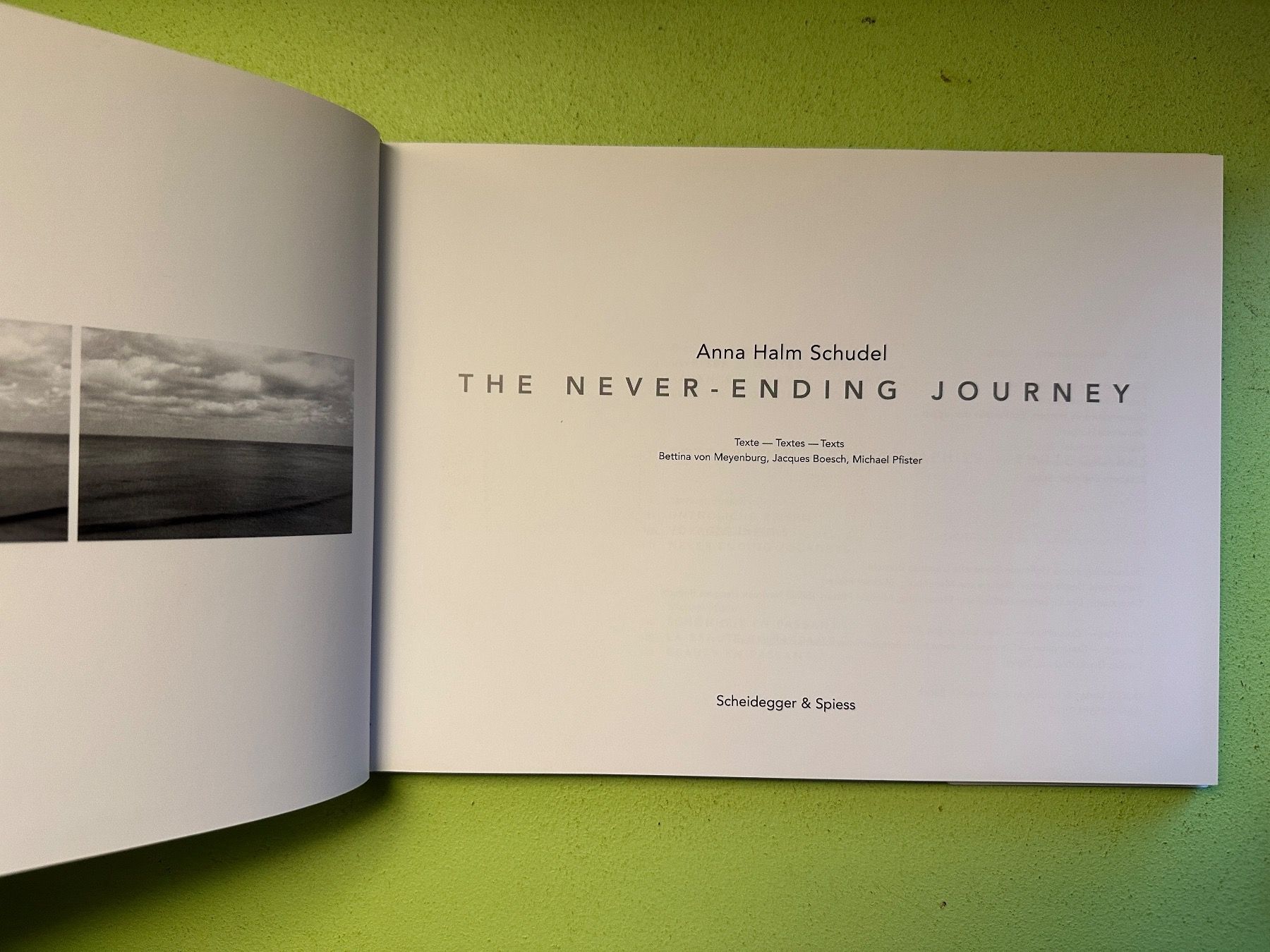 Bücher: Anna Halm Schudel: The never-ending journey. d/f/e – Gebraucht aus Zürich von allp 2