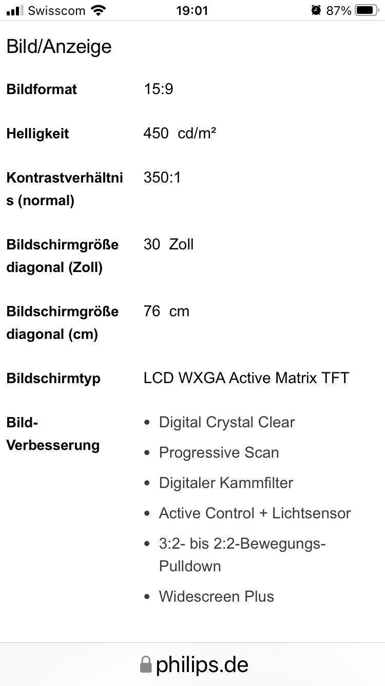 Philips Televisori: Flachbildfernseher – Usato da Hermrigen venduto da pepper015 5