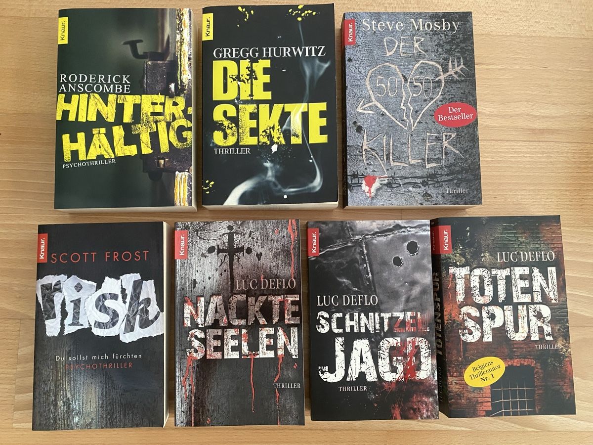 Bücher: Bücherpaket Thriller – Gebraucht aus Rümlang von sno_w8yd 1