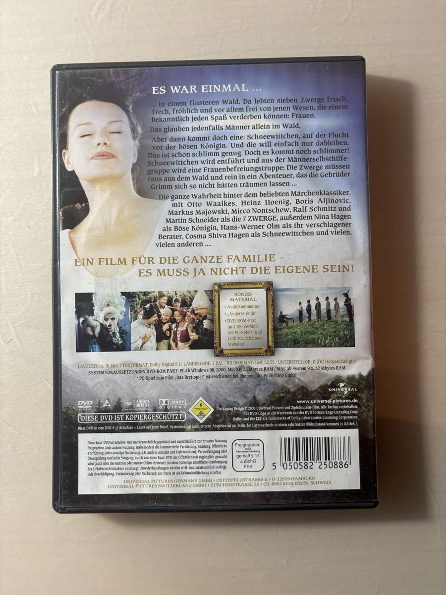 Tutti i DVDs: 7 Zwerge Männer allein im Wald – Usato da Ruswil venduto da Slivio_ 1