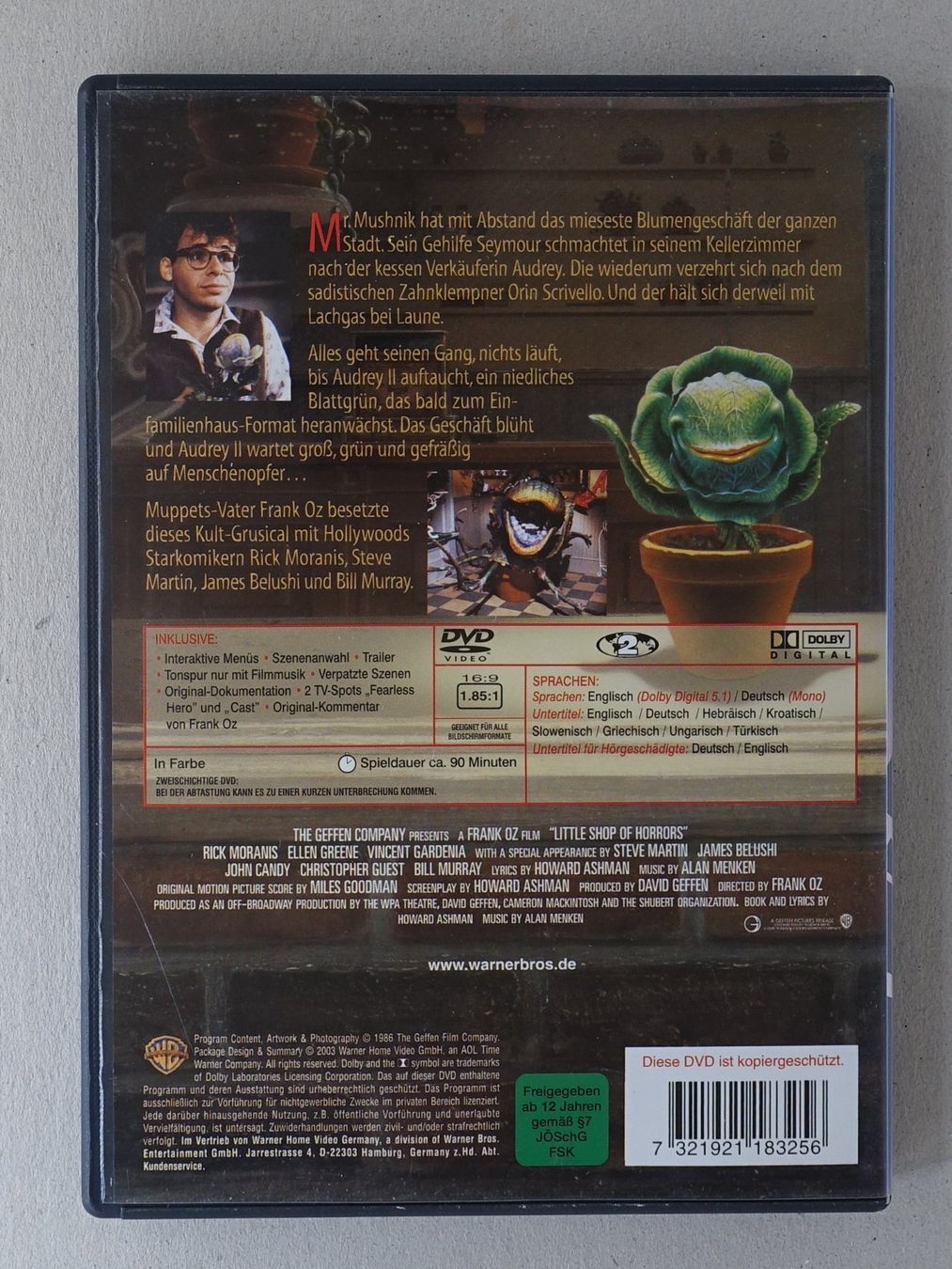 Tutti i DVDs: Der kleine Horrorladen – Usato da Sessa venduto da fraenklishop 1