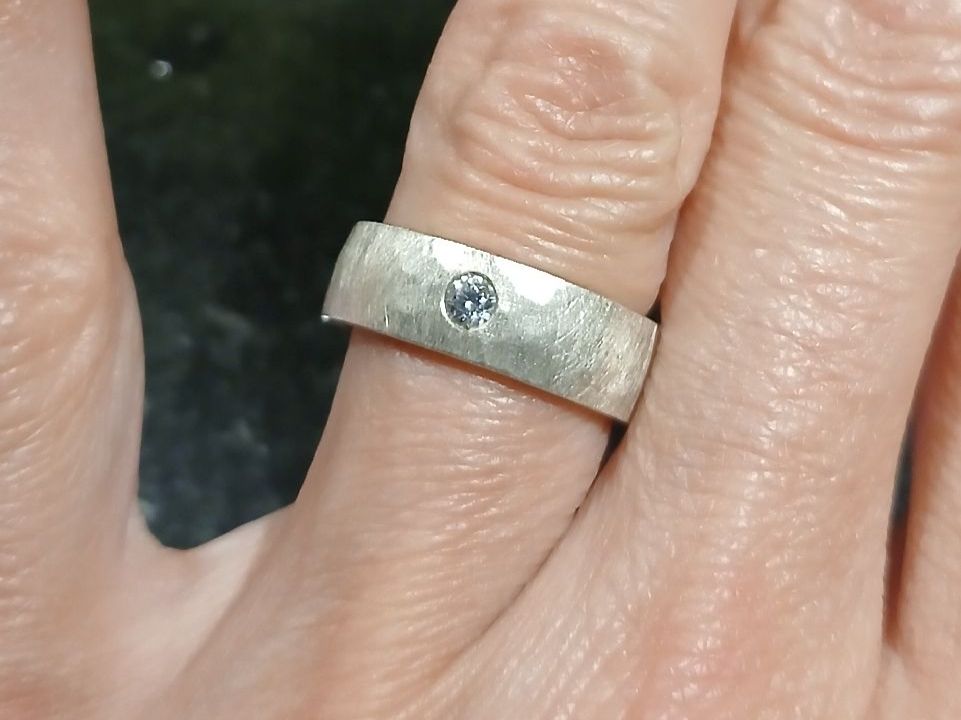 Anelli: Ring silber grösse 52 mit zirkonia – Usato da Pfeffikon LU venduto da cleoopatraa