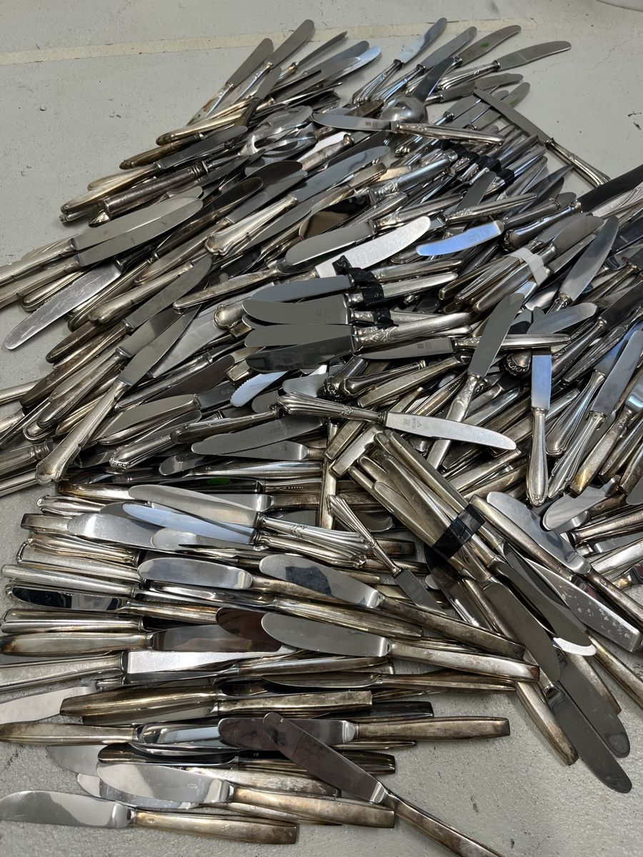 WMF Bestecksets: 25 kg Versilberte Messer 90er / 100 – Gebraucht aus Würenlos von KLG_3TBs