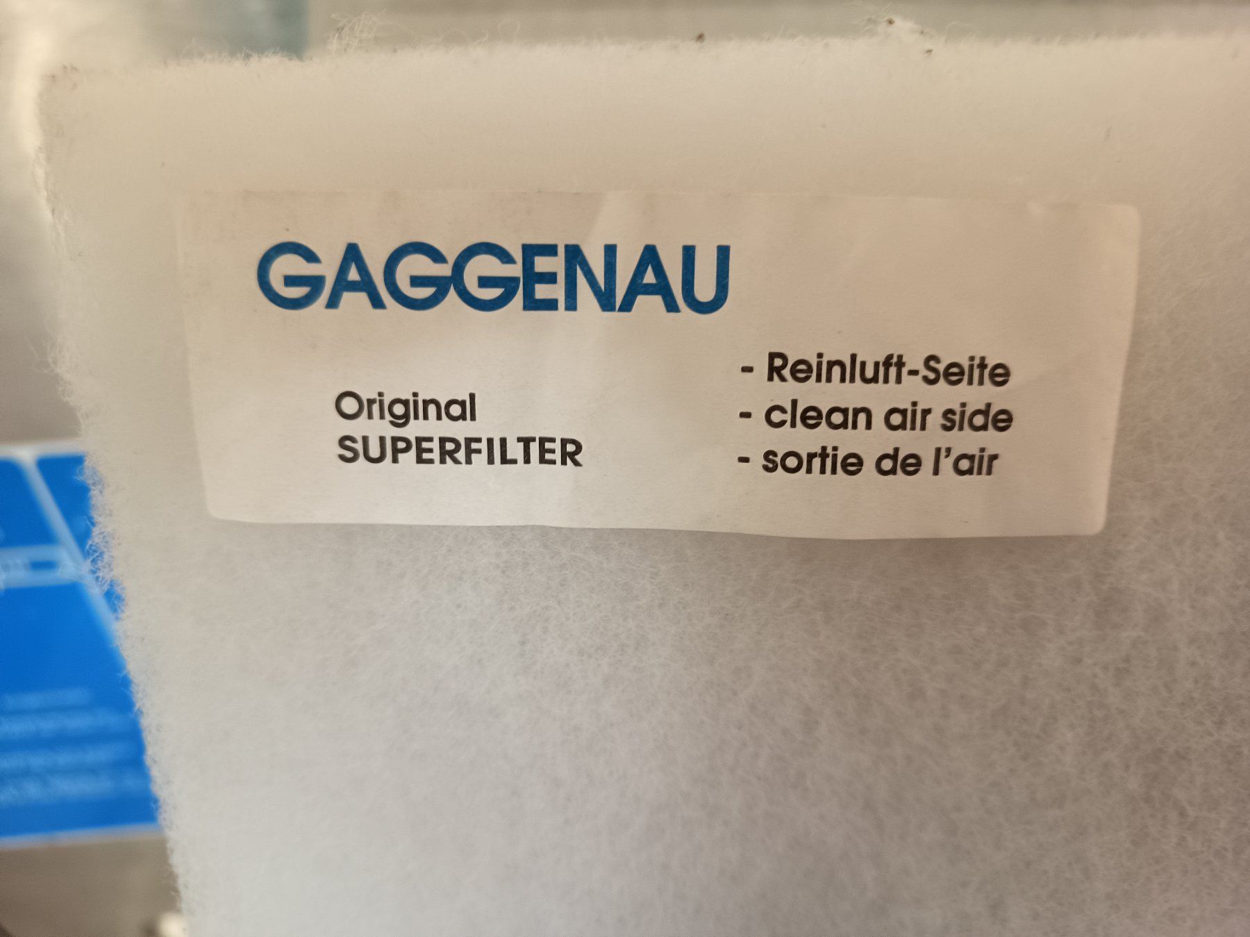 Ventilazione: Gaggenau Superfilter Original – Nuovo (secondo la descrizione) da Oberegg venduto da A-Z.Handel.Loehrer 1