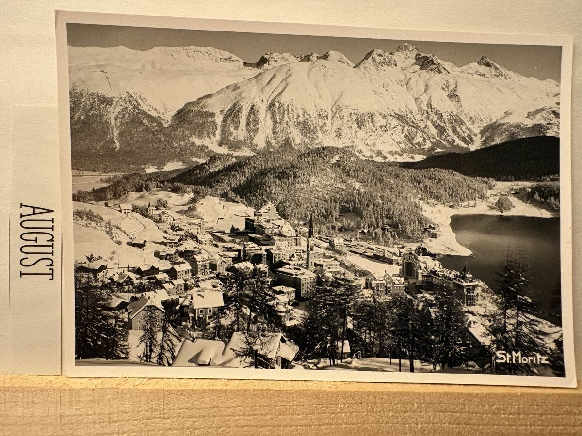 Ansichtskarten: AK von St. Moritz – Gebraucht aus Rümlang von Brieftaube1