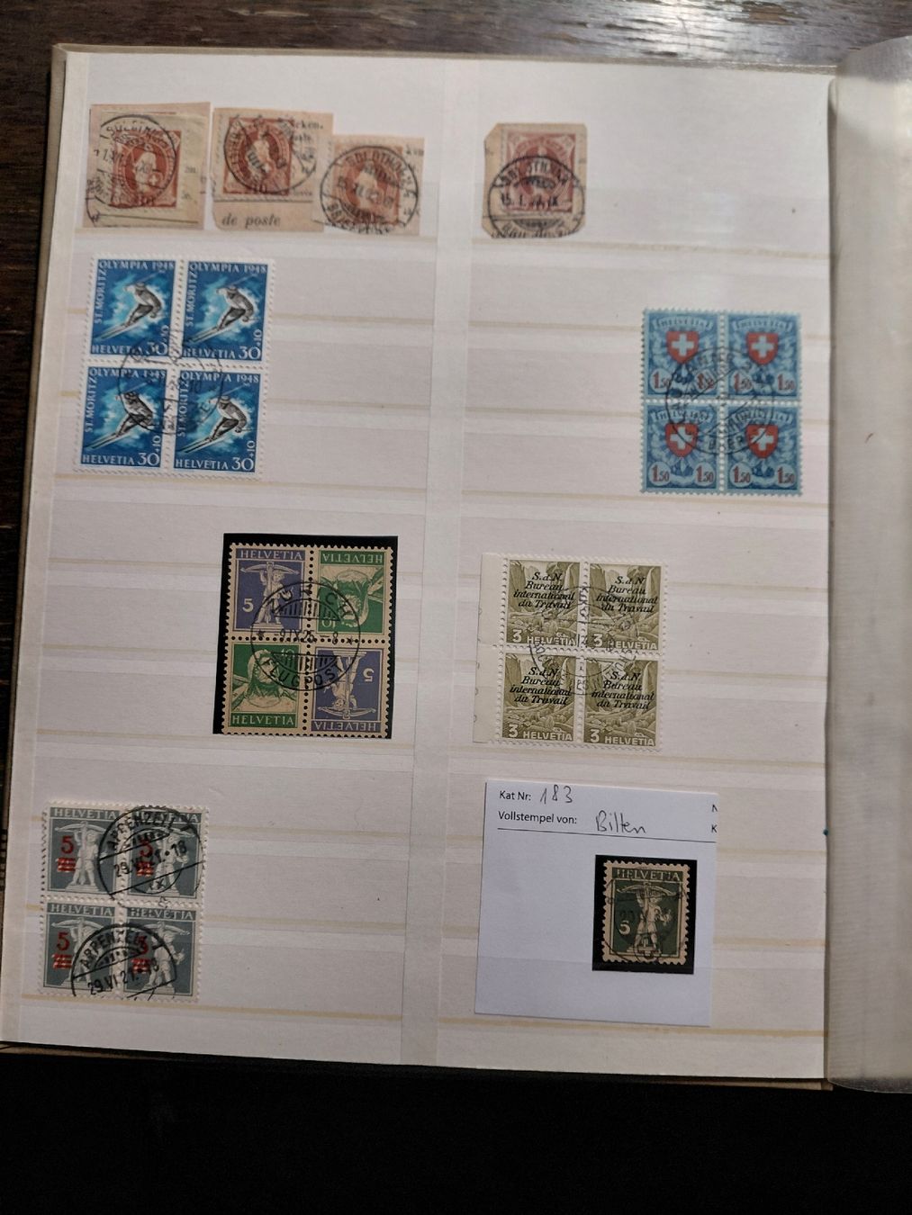 Tutti i francobolli: Album mit Schweizer Briefmarken – Usato da Riniken venduto da ChriguG75 2