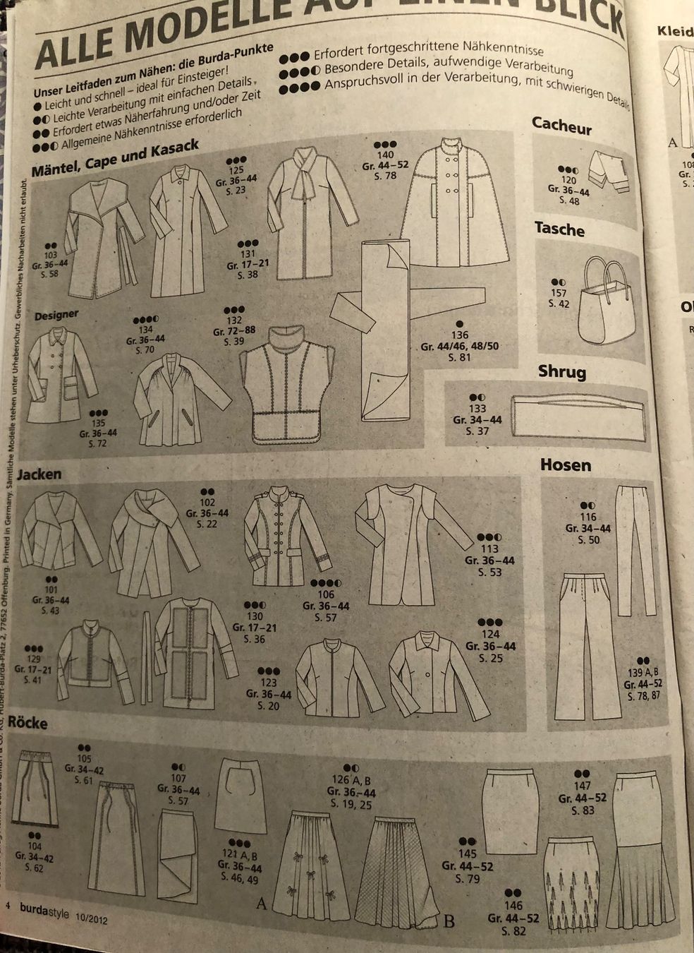 Riviste & Magazine: burda style 10/2012 – Nuovo (secondo la descrizione) da Langnau am Albis venduto da snla_scc9 2