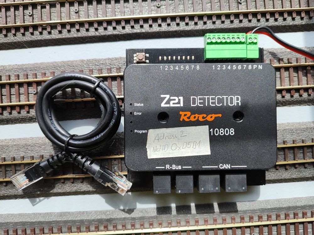 Roco Z21 R ckmelde Detector Mit Railcom Can Bus Oder R Bus Gebraucht 