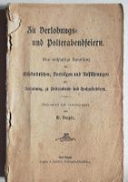 Antikes Büchlein mit Sprüchen zu Verl.,Polterabend,Hochzeit