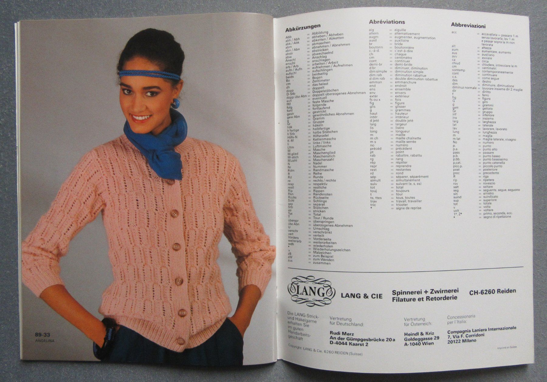 Zeitschriften & Magazine: Strickheft Lang - Coton actuel - Baumwoll-Mode – Gebraucht aus Auenstein von Padabimbim 6