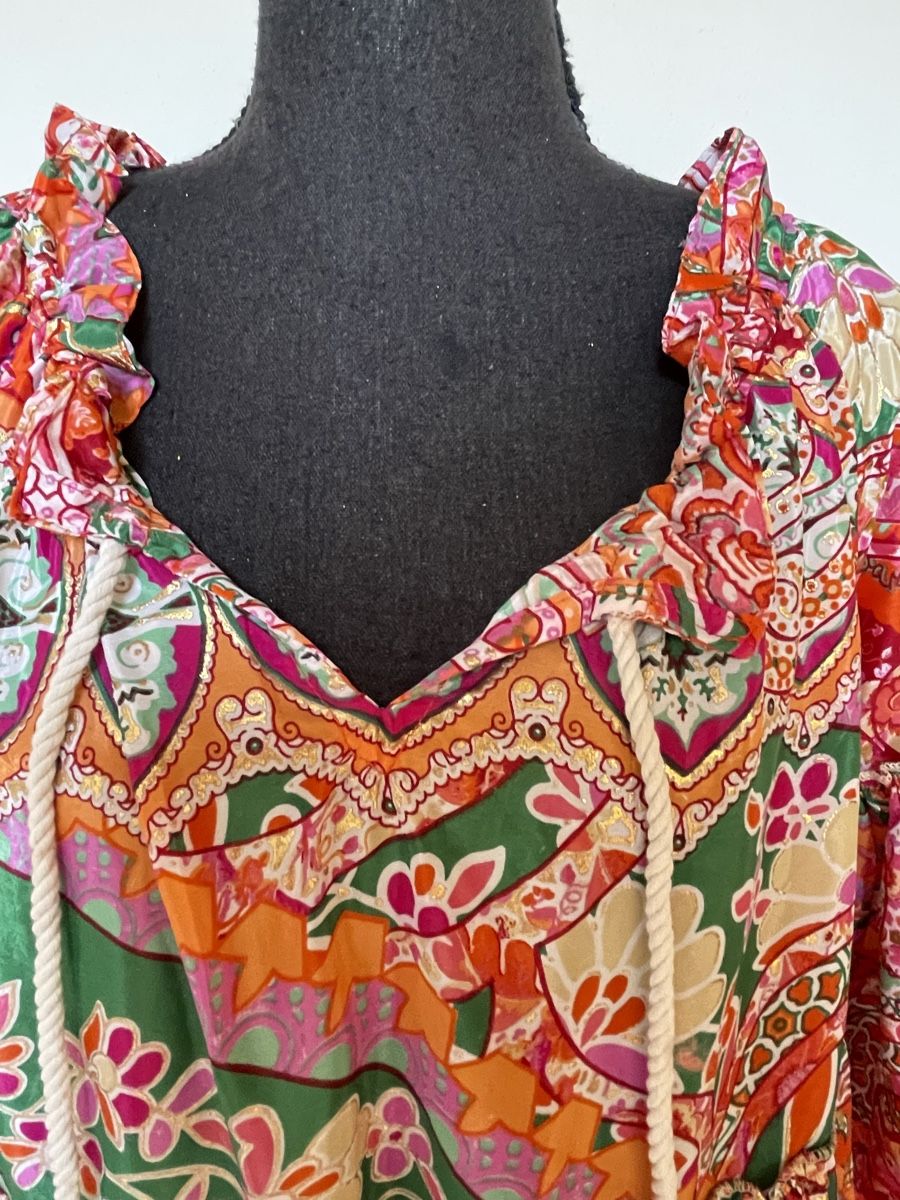 Vestiti: Boho Minikleid / Tunika aus Seide – Usato da Sigriswil venduto da ck56 5