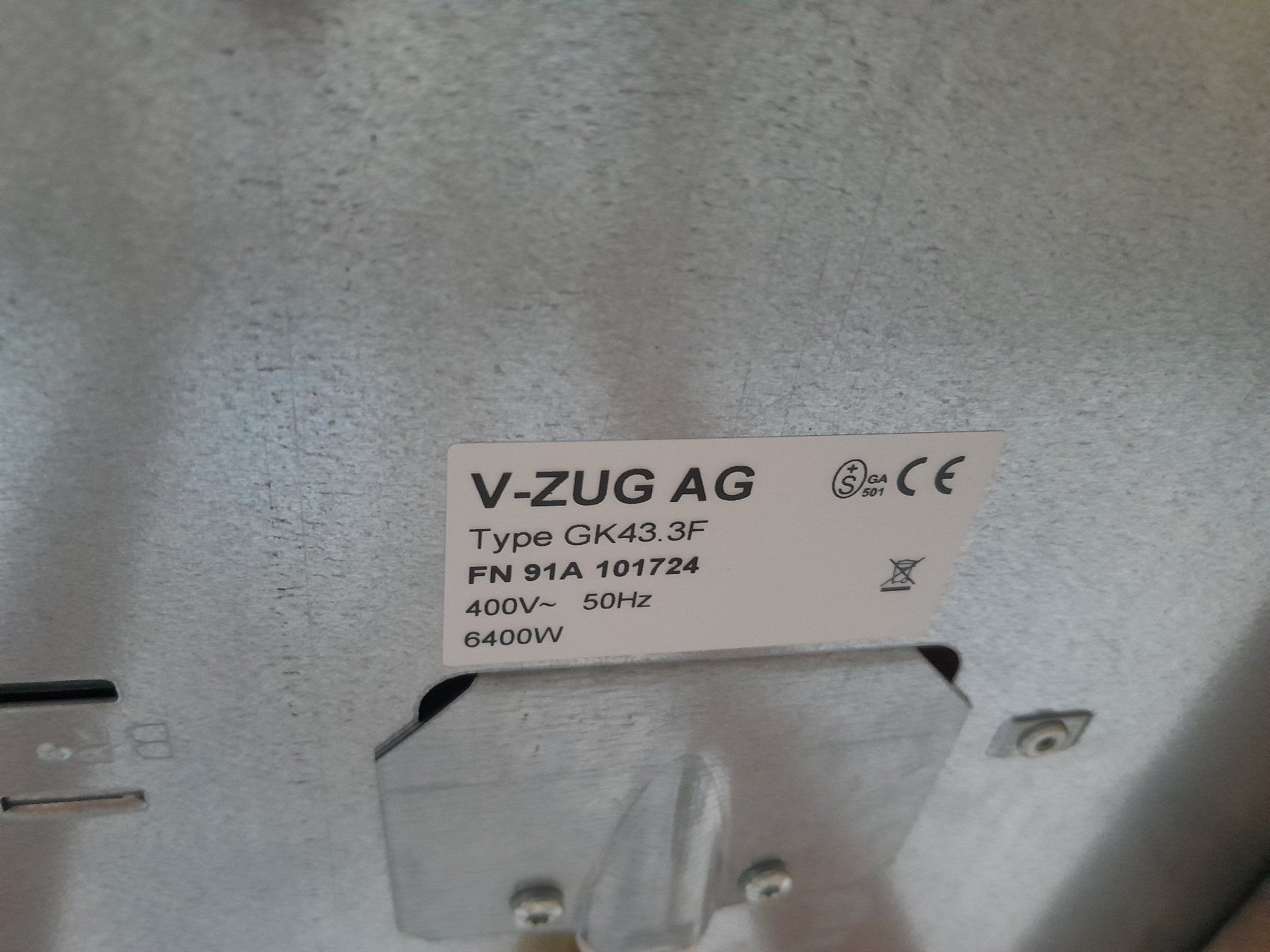 V-Zug Cucine: Glaskeramik Kochfeld V-ZUG Quicklight – Usato da Zürich venduto da raphahello 5