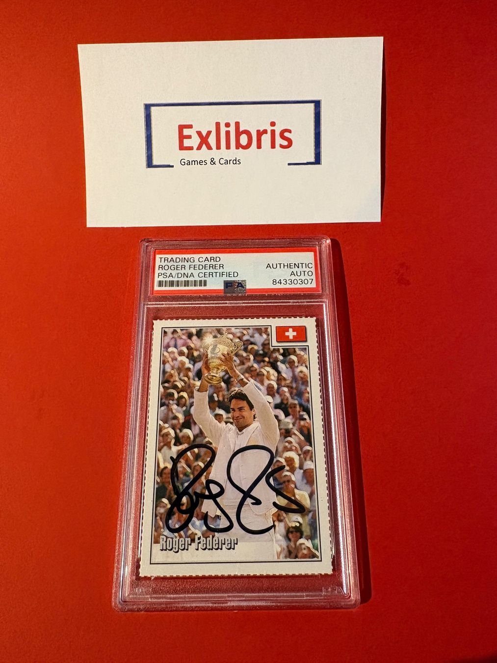 Cartoline: Roger Federer Autogramm – Nuovo e nell'imballaggio originale da meierskappel venduto da Exlibris
