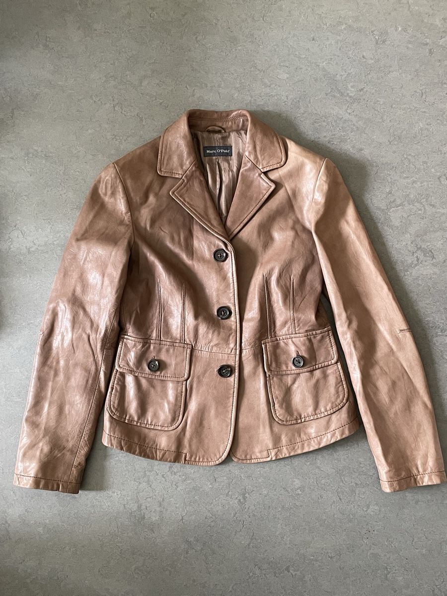 Marc O'Polo Giacche: Marc O’Polo Lederjacke Beige Gr. 36 – Usato da Zürich venduto da megastored