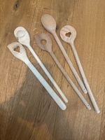 5er Set Holzlöffel mit Herz