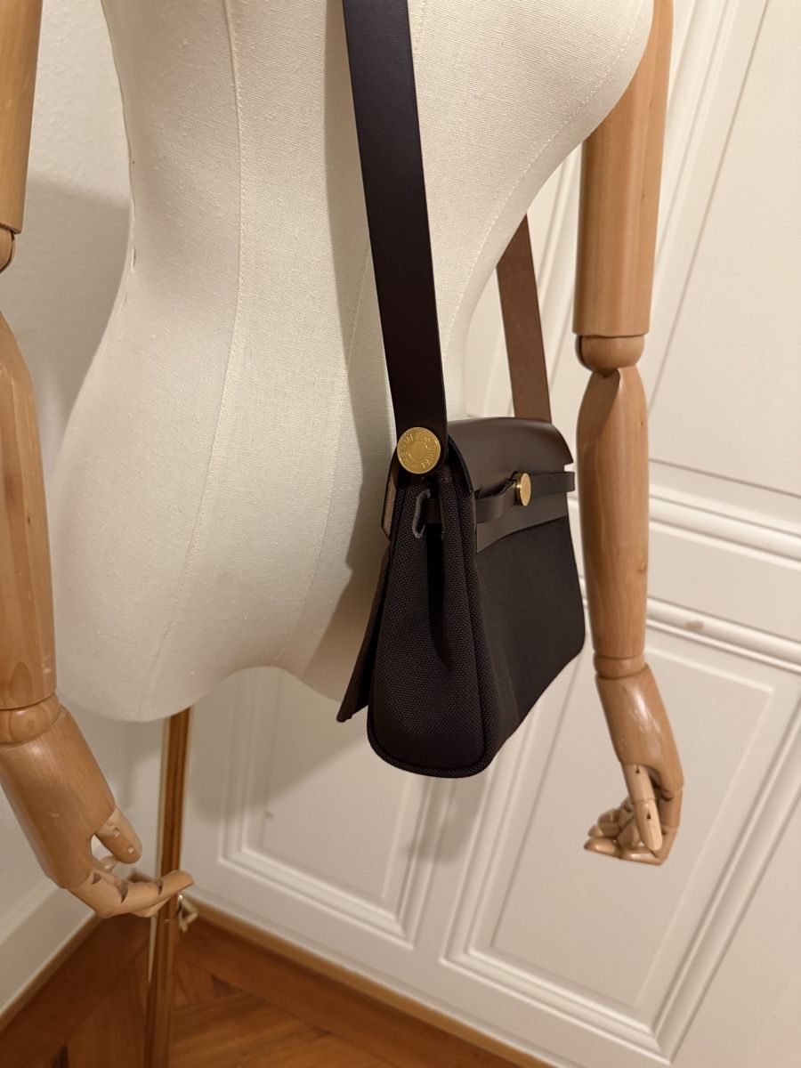 Hermès Borse da donna: Hermès Mini Herbag 20 bag, Ebene, new full set – Nuovo (secondo la descrizione) da Mies venduto da nic_yk5d 6