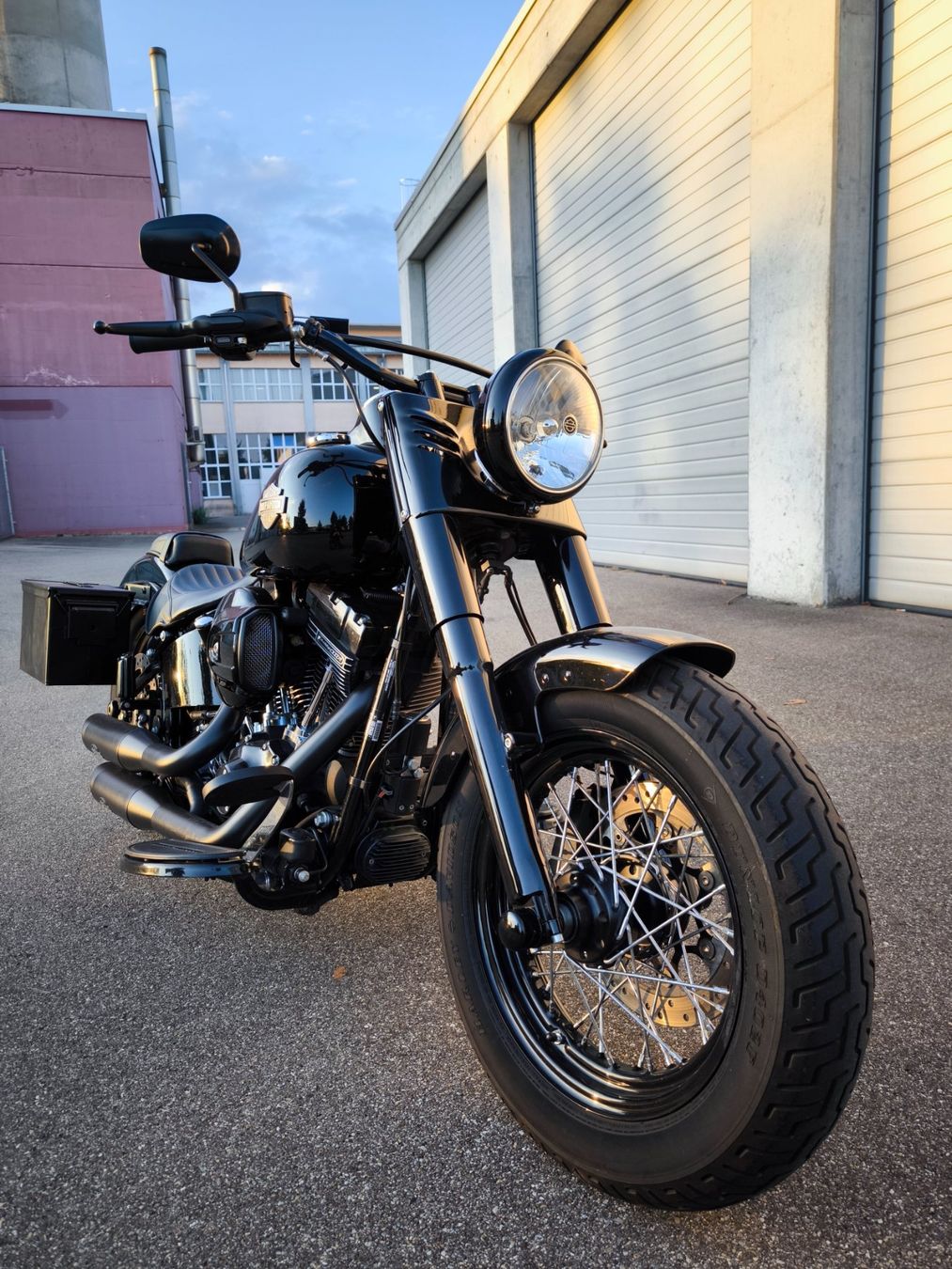 Harley-Davidson Chopper: Harley Davidson Softail Slim FLSS – Nuovo (secondo la descrizione) da Döttingen venduto da la112