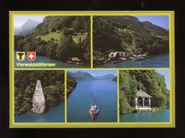Vierwaldstättersee, 5-Bild-AK