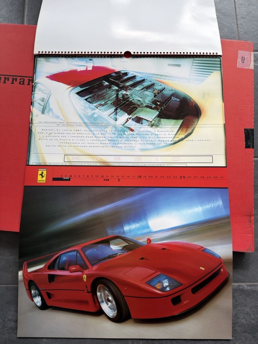 Ferrari Calendari: Original Ferrari Kalender 2003 – Usato da Wolfwil venduto da Rolex1 5