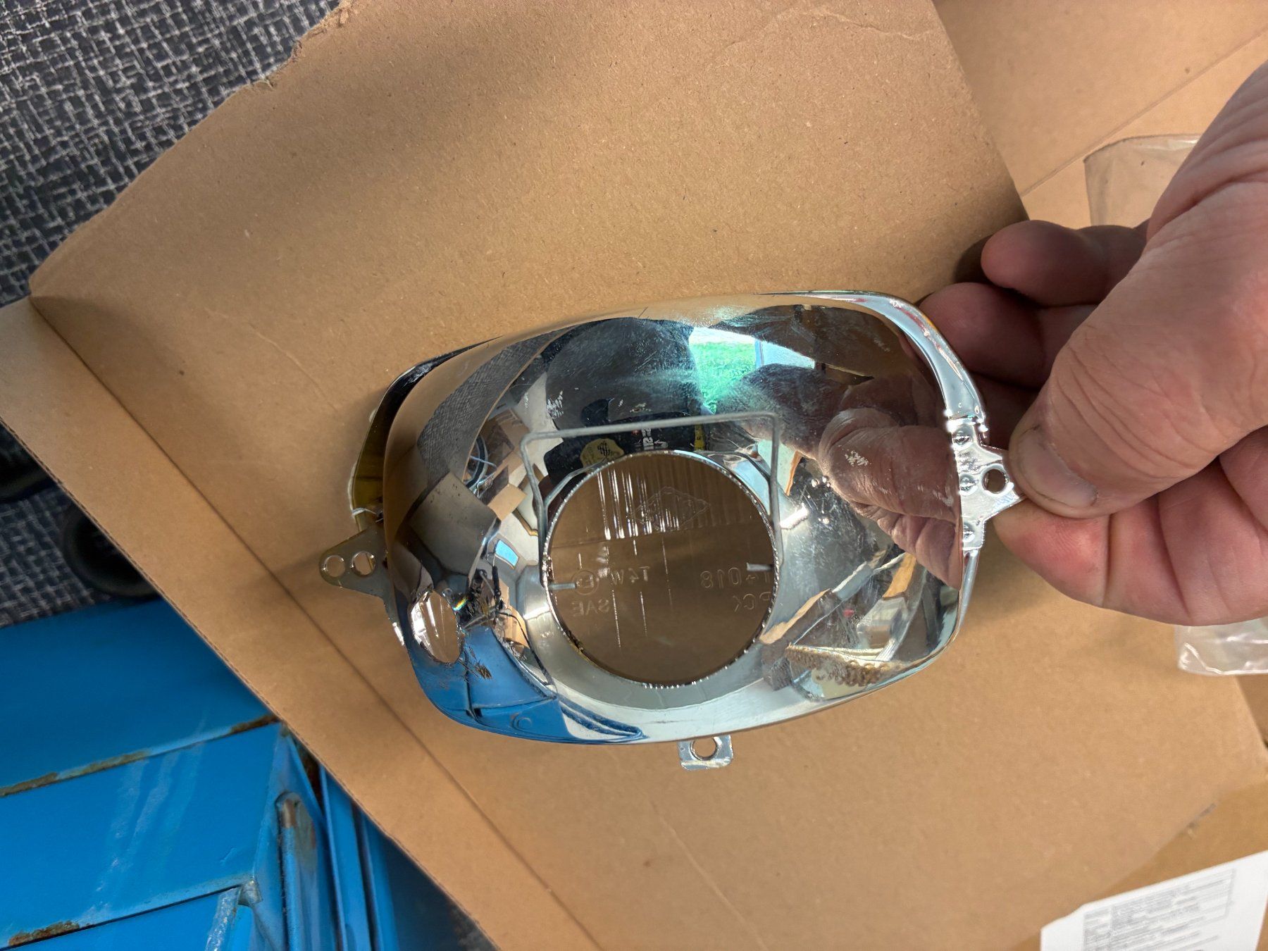 Piaggio Mofas: Töffli piaggio ciao Scheinwerferglas original – Neu und originalverpackt aus Thayngen von stammsani 1
