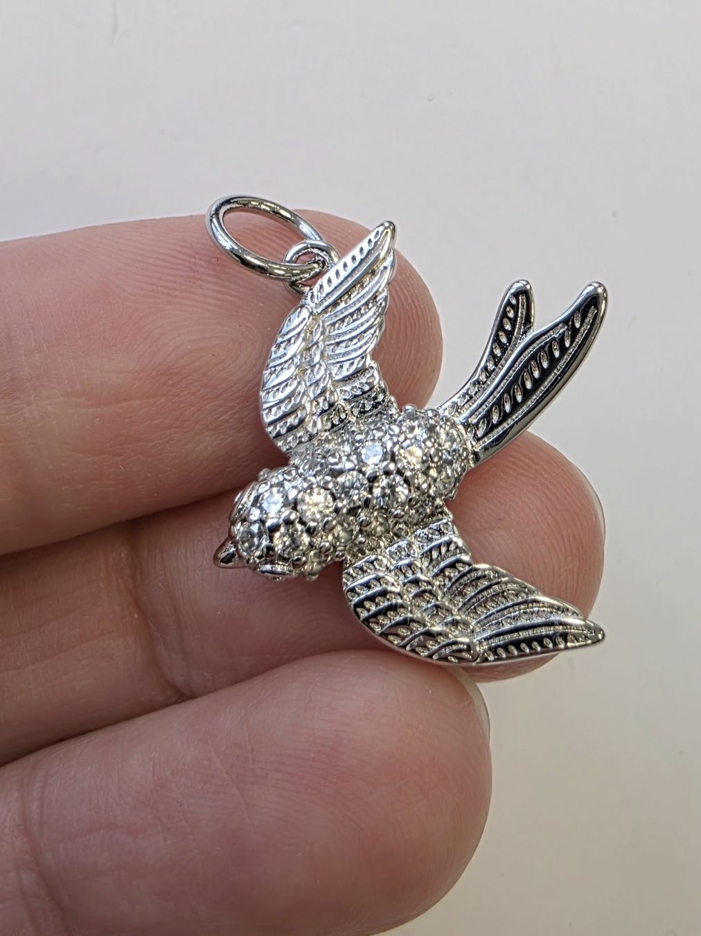 Ciondoli: Vogel Schwalbe Anhänger Silber 925 – Nuovo (secondo la descrizione) da Madetswil venduto da triforuz 3