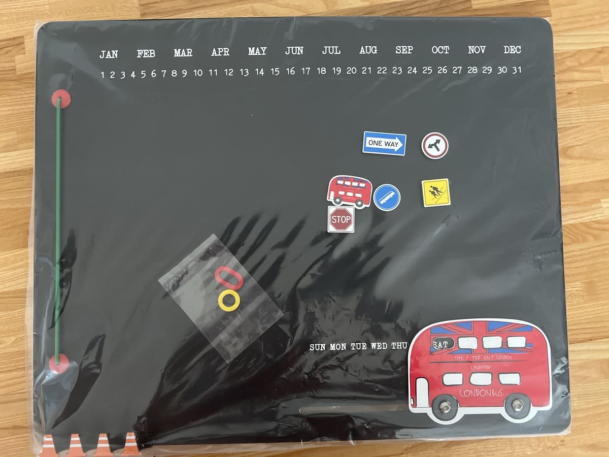 Calamite: Note Board 8 Magnete und 4Schlüssel hänger. – Nuovo e nell'imballaggio originale da Wettingen venduto da Kawasaki987