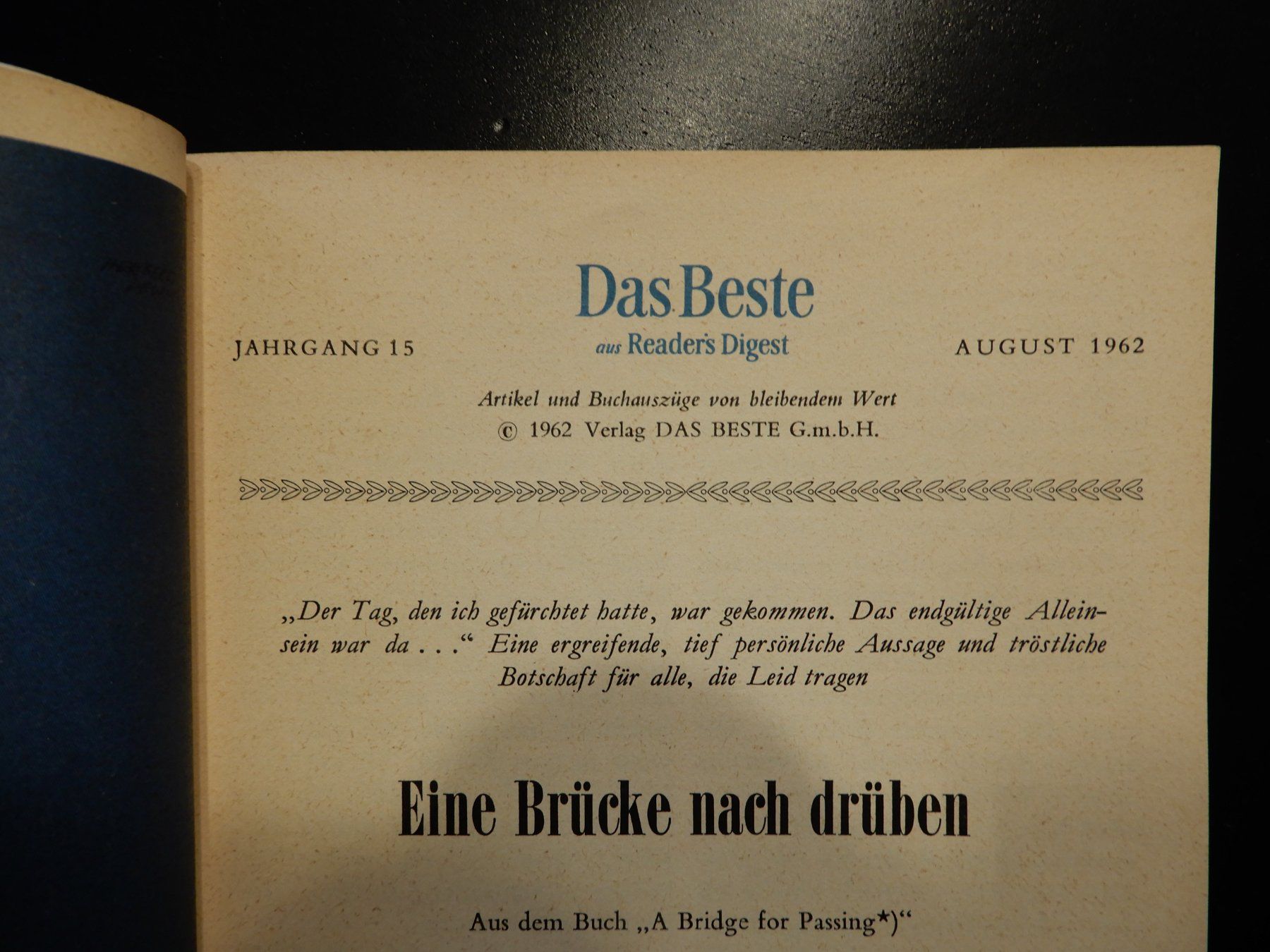 Riviste & Magazine: Readers Digest August 1962, Top Zustand! – Usato da Erstfeld venduto da Mario_boe0 3