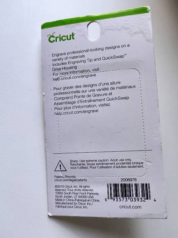 Cricut Tutti gli attrezzi: Cricut  Gravurspitze, rsatzklinge, Gravierstift – Usato da Zürich venduto da Yevhenii. 1