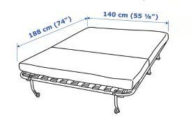 Ikea Letti: BETTSOFA  - Ikea - LYCKSELE MURBO – Usato da Scheuren venduto da Hammerhai1 3