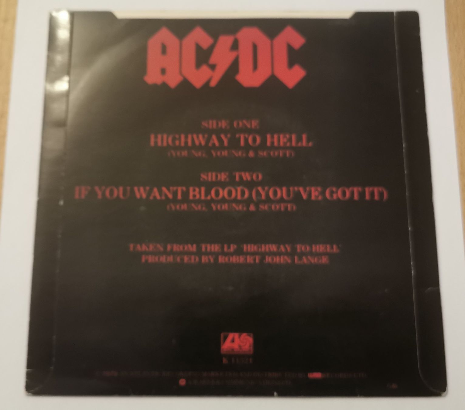 Dischi in vinile: AC/DC: Highway to hell 7" Single Original 1979 – Usato da Münchwilen TG venduto da Swb 1