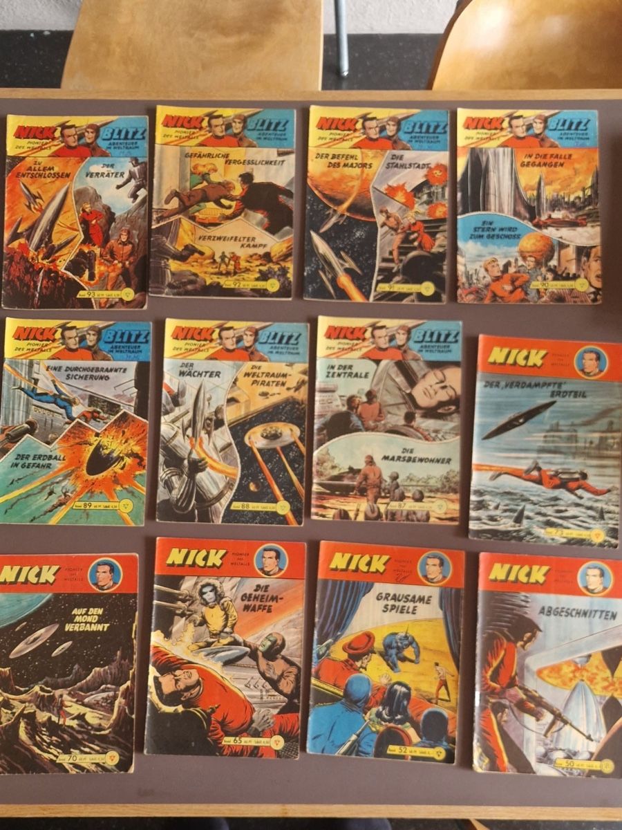 Fumetti: 44 Nick Hefte aus dem Lehning Verlag. – Usato da Le Vaud venduto da Balthasar 3