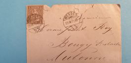 Timbre Helvetia assise de 1875