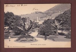 MONTREUX - Jardin anglais - 1905