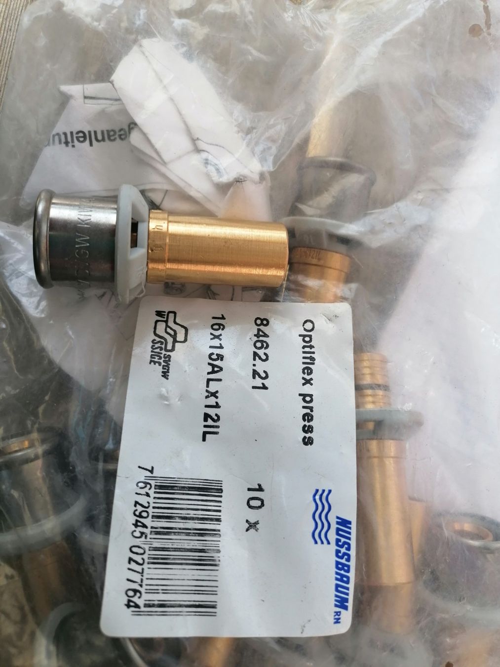 Rubinetteria: Raccord laiton  Nussbaum pour eau  Neuf – Nuovo e nell'imballaggio originale da Cheyres venduto da Capitain 8