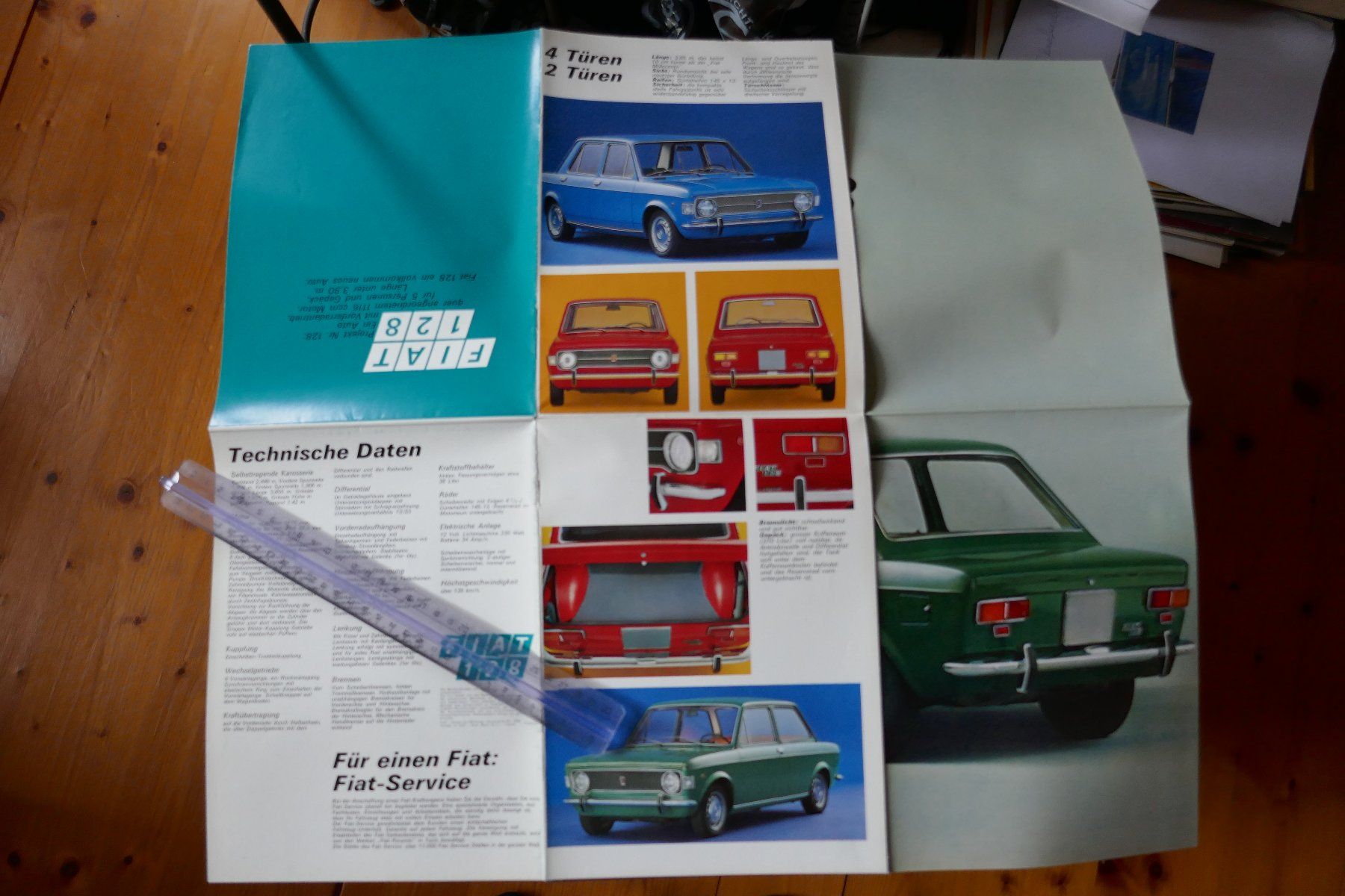 Fiat Documenti: Originalprospekt Fiat  128 – Usato da Madiswil venduto da ML911 1