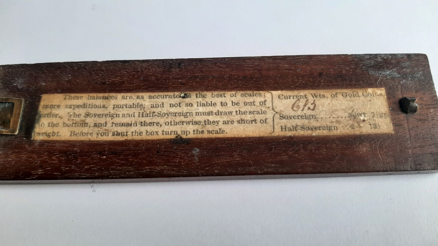 Waagen und Gewichte: Balance Trebuchet portatif – Gebraucht aus Lausanne von 55michel 2