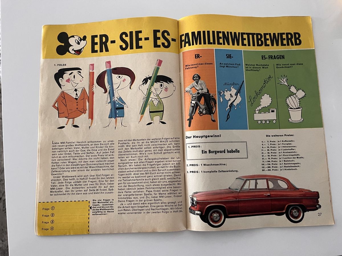 Fumetti: Micky Maus Comic 1961 Heft 23 – Usato da Recherswil venduto da Solheure66 3
