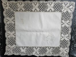 Spitzendeckchen Spitzendeckeli 53x46 cm Tischset Shabby Chic