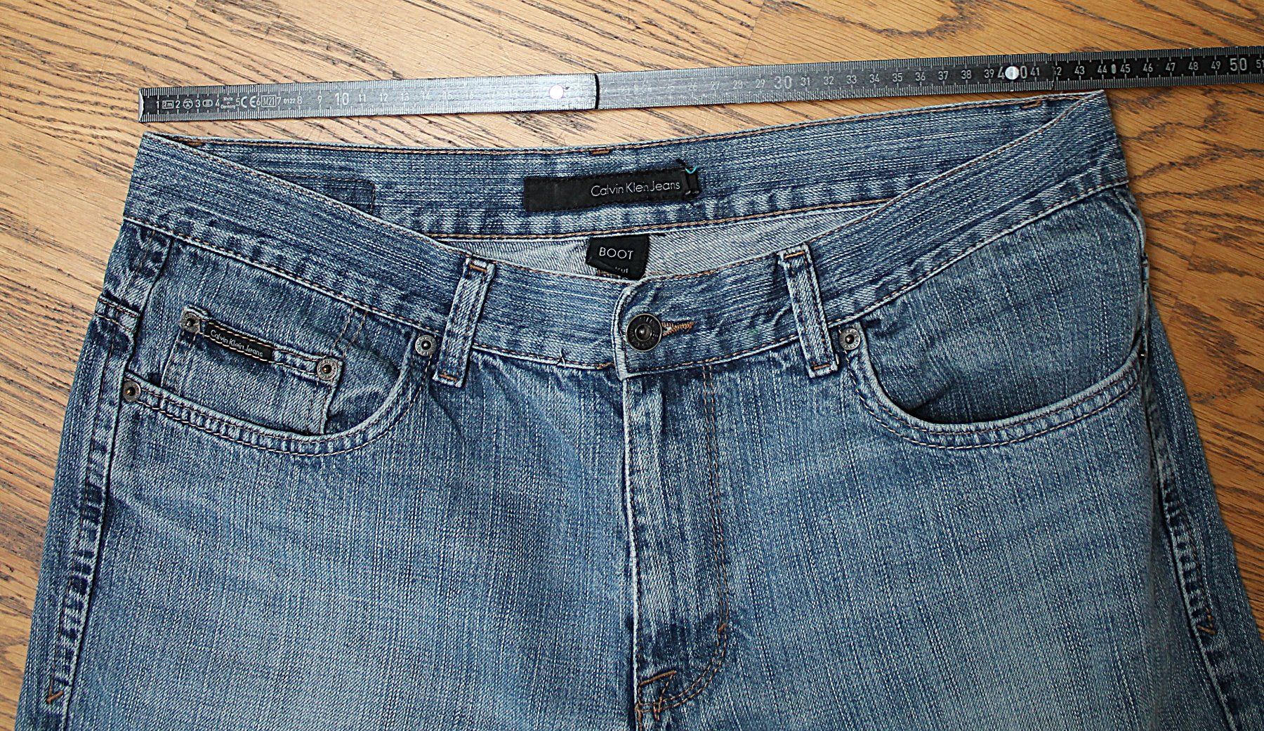Calvin Klein Jeans: Calvin Klein Jeans Bootcut Grösse 34 hellblau – Gebraucht aus Hüttwilen von pinti55 2