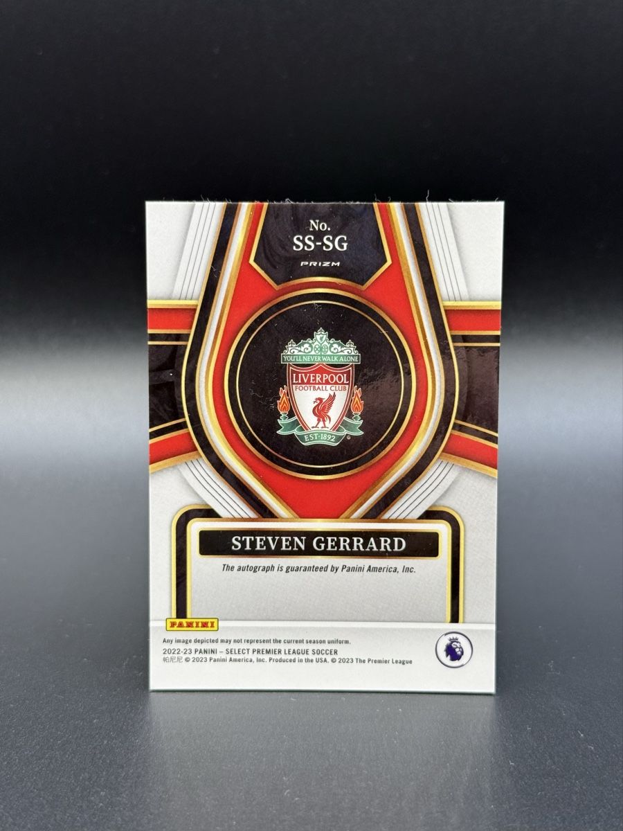 Panini Sammelbilder & Trading cards: Steven Gerrard auto Panini Select Liverpool – Neu (gemäss Beschreibung) aus Blonay von swissinho 1