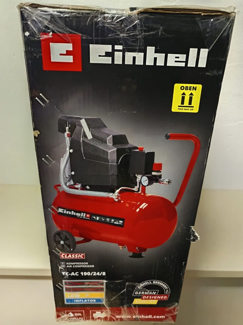 Einhell Compressori: Neuer Einhell Kompressor 24L. Noch original verpackt. – Nuovo e nell'imballaggio originale da Buchs SG venduto da sem_vd5r