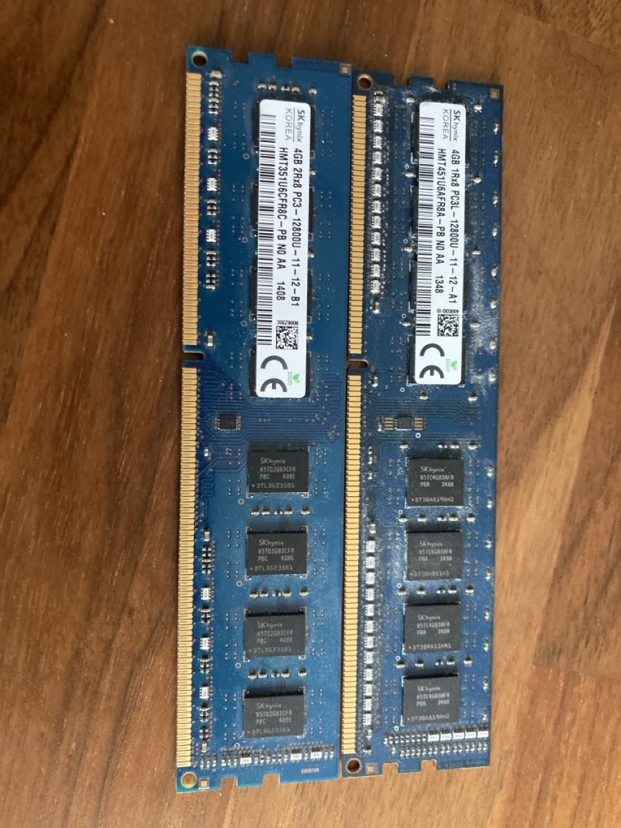 Memoria / RAM: 4GB SK Hynix RAM PC3-12800U – Usato da Mendrisio venduto da rappoport 1