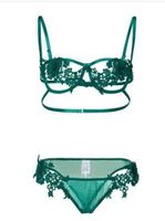 NEUER sexy 2-Teiler Tannengrün Gr. S - 221418