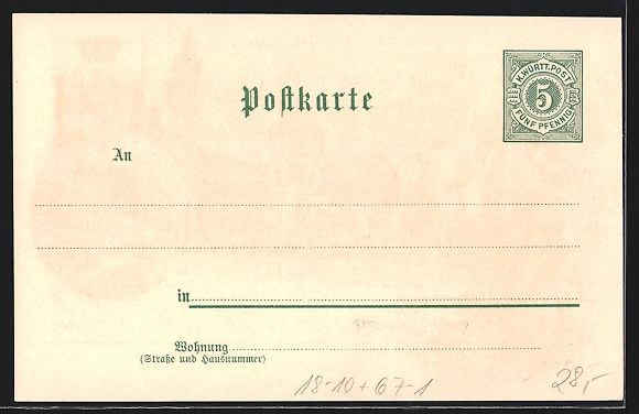 Cancelleria postale: Litho Heilbronn, Gewerbe- u. Industrie-A – Usato da Berlin venduto da bartko-reher 1