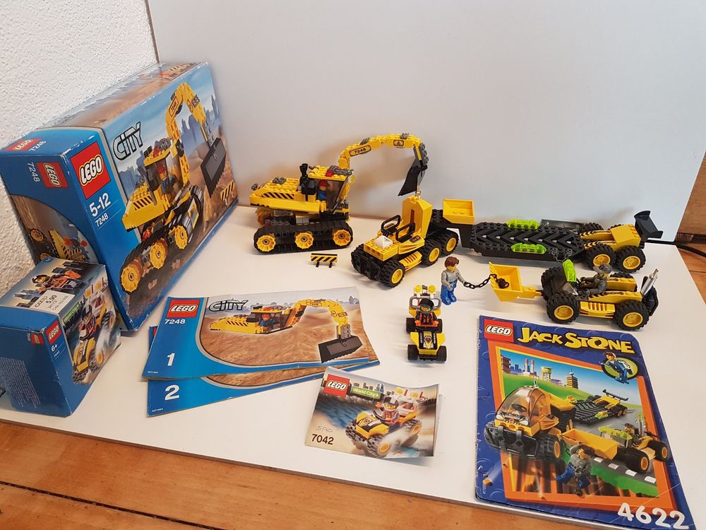 LEGO Baustelle Bagger Truck Anhänger SET Nr. 7248 4622 7042 | Kaufen ...