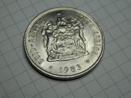 Südafrika  20 Cent, 1983 neue Münze!
