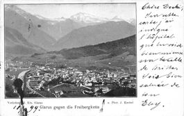 Glarus gegen die Freibergkette