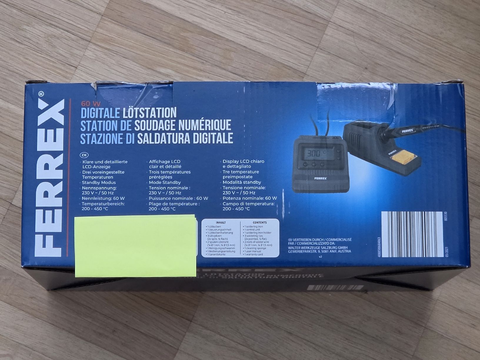 Ferrex Löten & Schweissen: Neu: Ferrex Digitale Loetstation 60W  – Neu und originalverpackt aus Aesch BL von immon 1