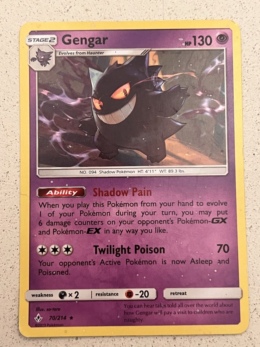 Pokémon Carte collezionabili: Gengar – Usato da Zollikon venduto da inf_l5jd